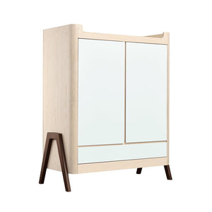 Gaia Hera Wardrobe - Natural + Walnut-Wardrobes- | Natural Baby Shower