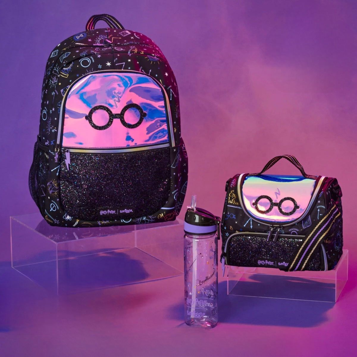 Smiggle - Harry Potter 3'lü Okul Çanta Seti-Dinossi