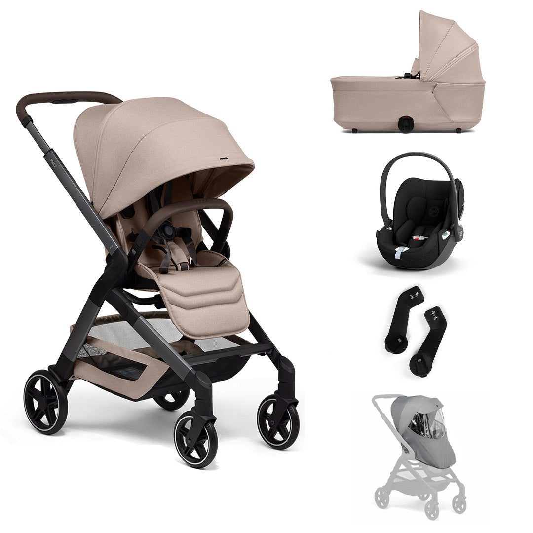 Joolz Hub2 + Cloud T Travel System-Travel Systems-Forest Green-No Base | Natural Baby Shower
