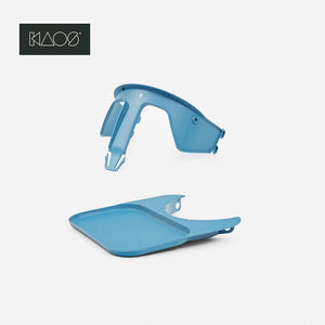 KAOS Safety Rail & Tray - Swedish Blue-Highchair Accessories-Desert Sand- | Natural Baby Shower