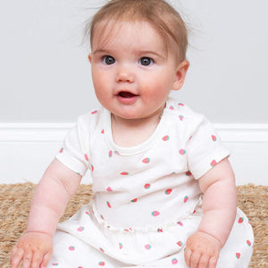 Kite Bodydress - Berry Dot-Dresses-Berry Dot-0-3m | Natural Baby Shower