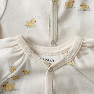 Konges Slojd Bello Short Sleeved Romper - Fanga Mio-Rompers-Fanga Mio-3m | Natural Baby Shower