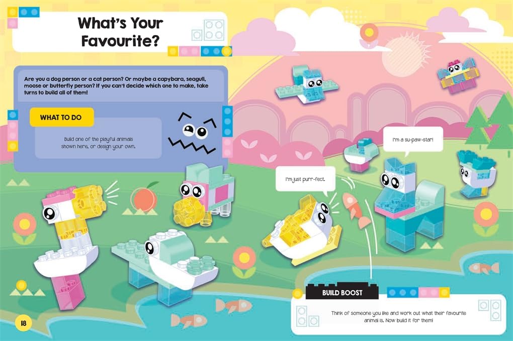 Лего - LEGO® Классика: Книга занятий на английском языке с фигуркой и постройками за 5 минут