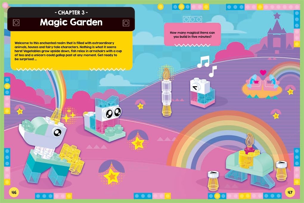 Лего - LEGO® Классика: Книга занятий на английском языке с фигуркой и постройками за 5 минут