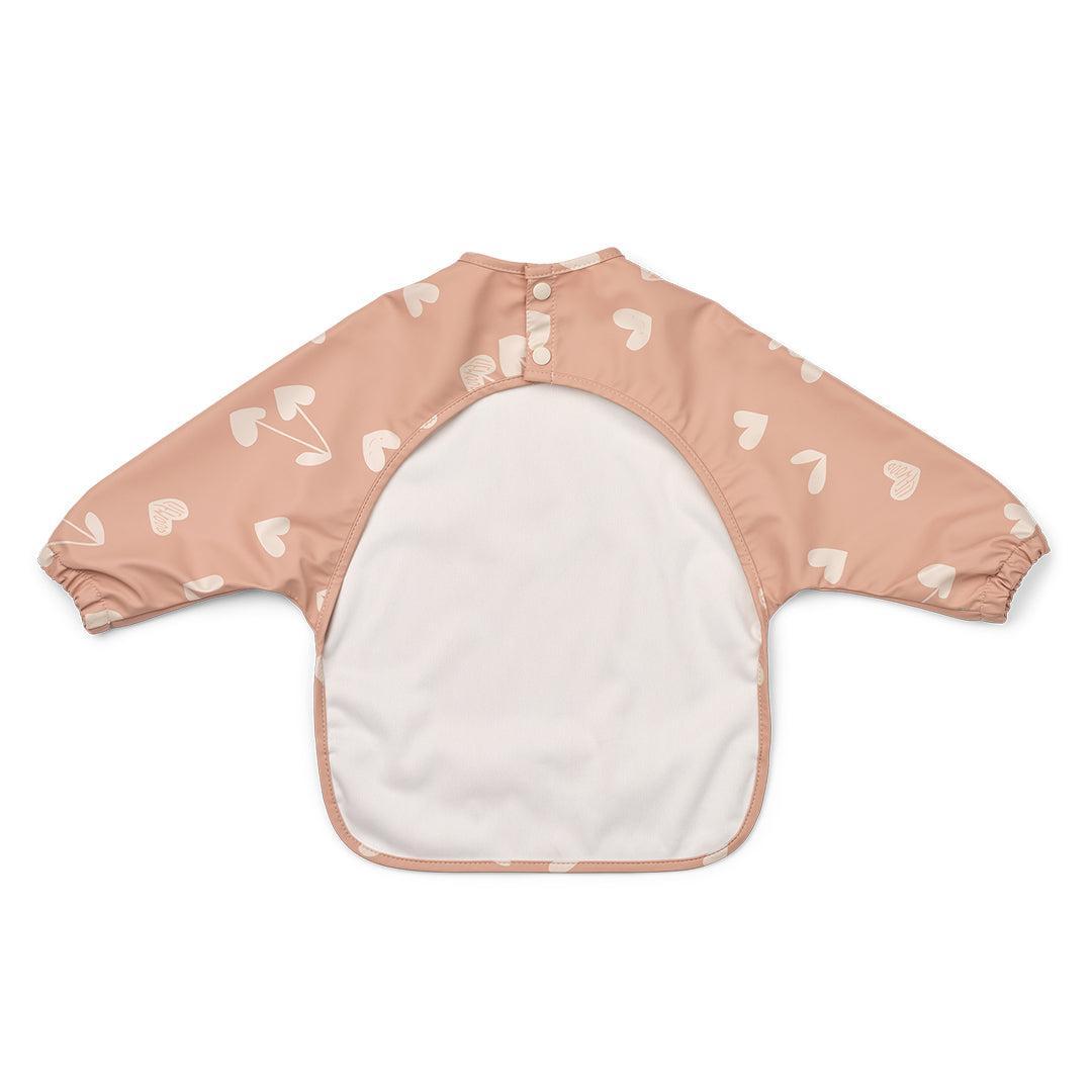 Liewood Merle Printed Cape Bib - Sweethearts / Pale Tuscany-Bibs-Sweethearts / Pale Tuscany-One Size | Natural Baby Shower