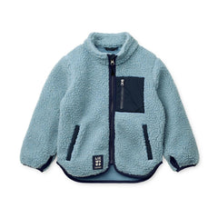 Liewood Nolan Pile Jacket - Beach Blue-Coats-Beach Blue-80 | Natural Baby Shower