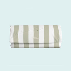 The Little Bumble Co. Travel Changing Mat - Green Stripe-Travel Changing Mats-Green Stripe-one size | Natural Baby Shower