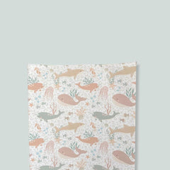 The Little Bumble Co. Anti Roll Changing Mat - Pastel Ocean-Changing Mats-Pastel Ocean-one size | Natural Baby Shower