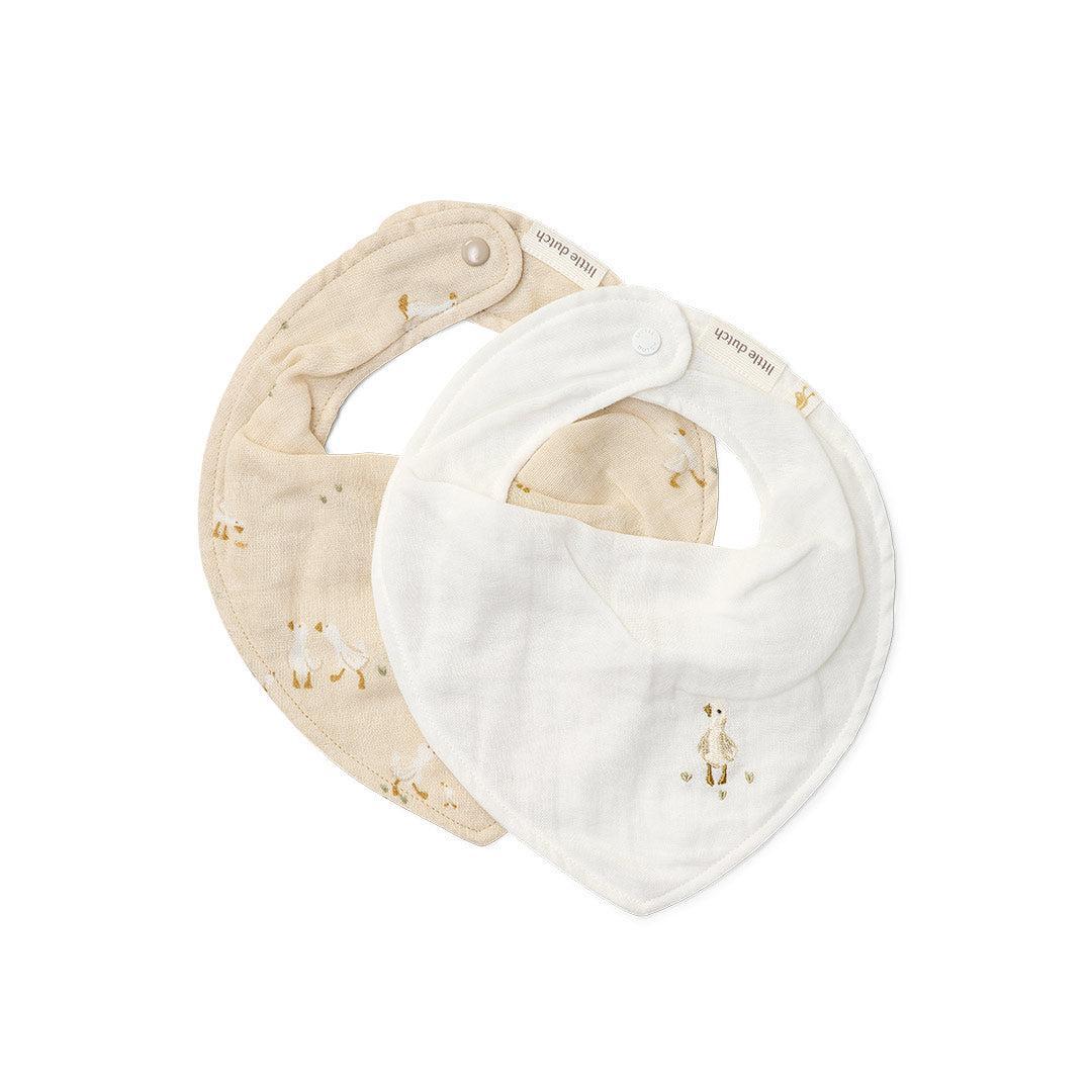 Little Dutch Bandana Bib Set of 2 - Little Goose-Bibs-Little Goose-One Size | Natural Baby Shower