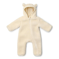 Little Dutch Teddy One-Piece Suit - Off White-Bodysuits-Off White-3-6m | Natural Baby Shower