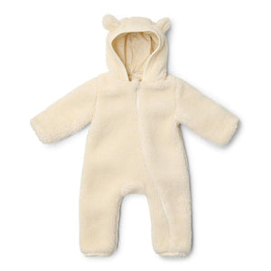 Little Dutch Teddy One-Piece Suit - Off White-Bodysuits-Off White-3-6m | Natural Baby Shower