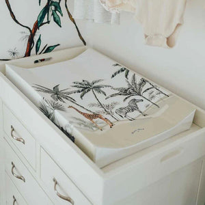 Mama Shack Anti Roll Changing Mat - Palms & Safari-Changing Mats-Palms & Safari- | Natural Baby Shower