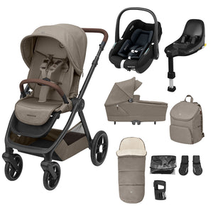 Maxi-Cosi Oxford+ Select Travel System-Travel Systems-Twillic Truffle- | Natural Baby Shower