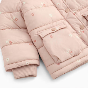 MORI Floral Padded Coat - Pink Floral-Coats-Pink Floral-6-9m | Natural Baby Shower