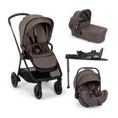 Nuna TRIV NEXT with ARRA FLEX & BASE CURV Travel System Bundle-Travel Systems-Chestnut- | Natural Baby Shower