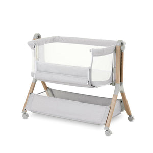 Obaby Cloud Bedside Crib - Grey-Bedside Cribs-Grey-Crib | Natural Baby Shower