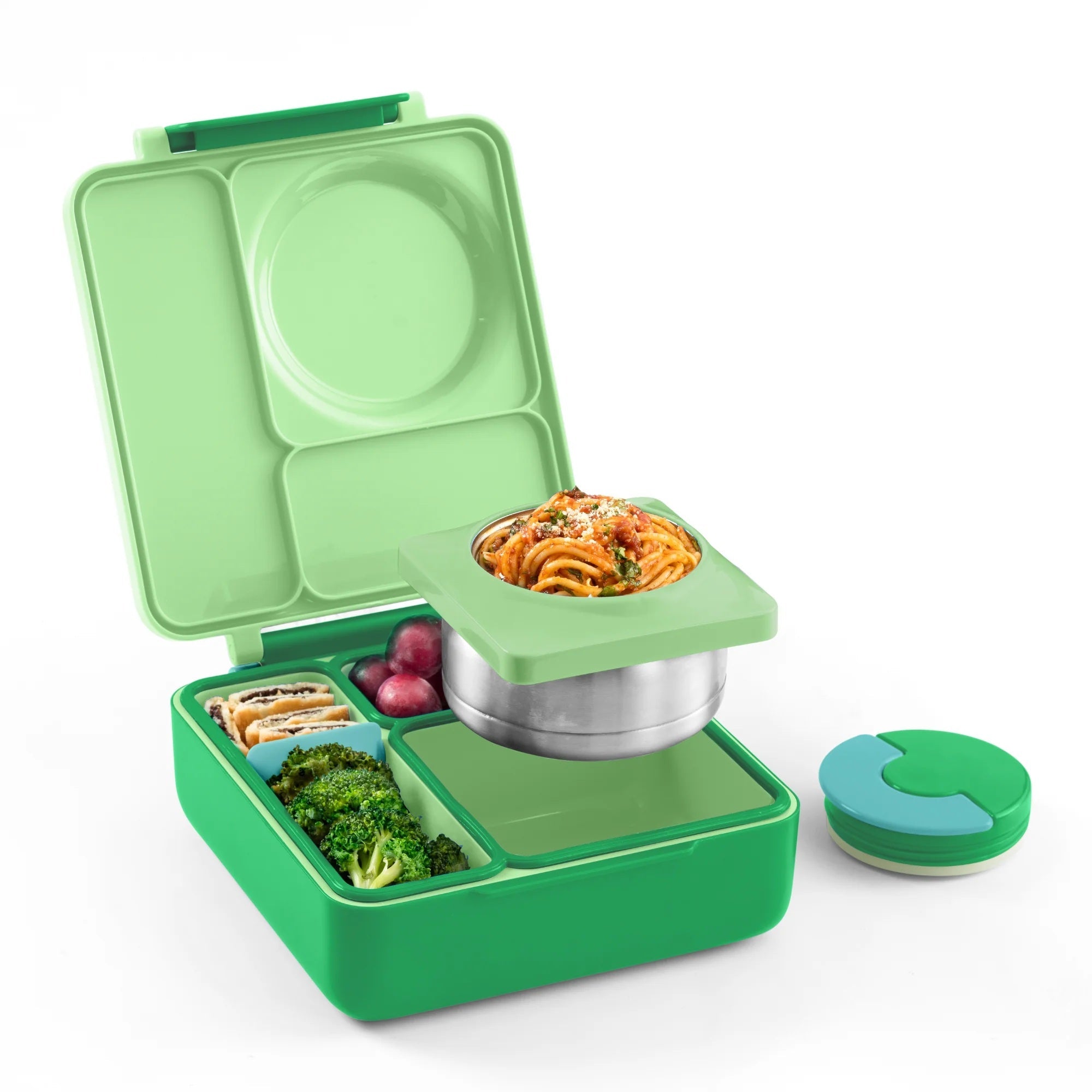 Omiebox - Теплоизолированный ланчбокс цвета яблочно-зеленый Bento