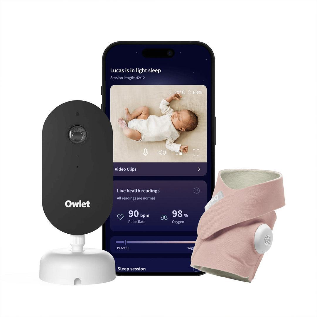 Owlet Dream Duo - Dusty Rose-Baby Monitors-Dusty Rose- | Natural Baby Shower