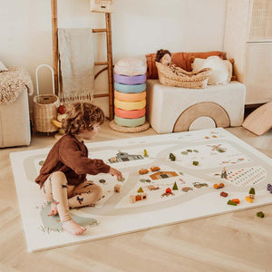 Play & Go Tiloo Puzzle Play Mat (small) - Farm-Play Mats-Farm- | Natural Baby Shower