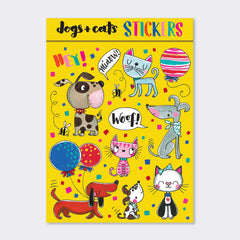 Rachel Ellen - Cats & Dogs Sticker Çıkartma Kitapları