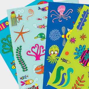 Rachel Ellen - Under The Sea Sticker Çıkartma Kitapları