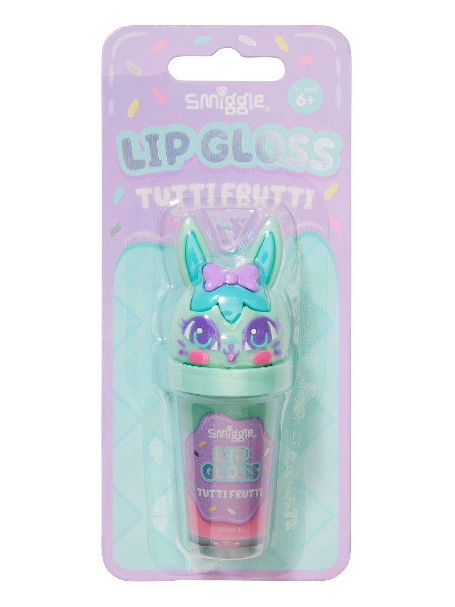 Smiggle - Детский клубничный бальзам и блеск для губ