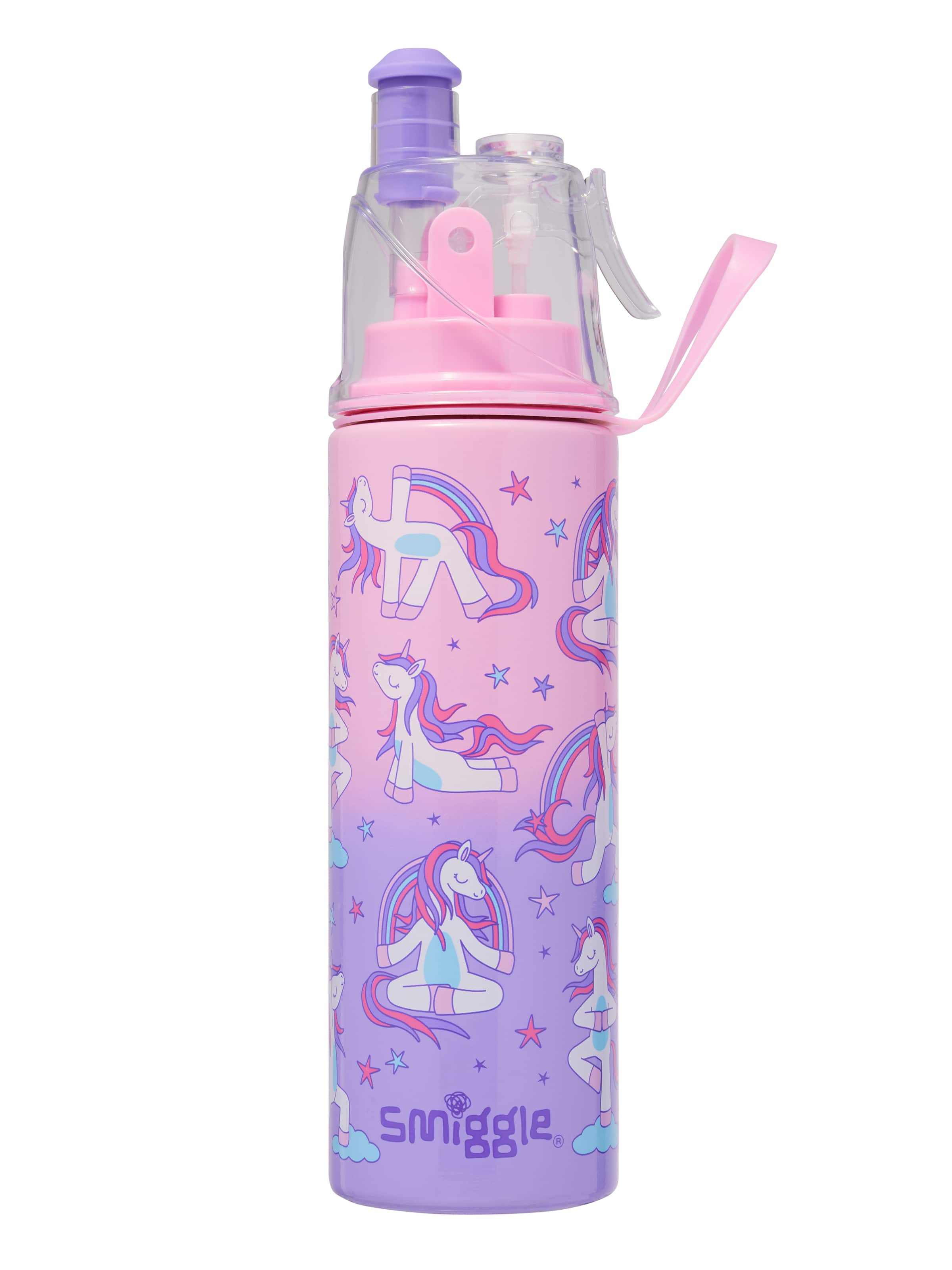 Smiggle - Энергизирующая бутылка из нержавеющей стали с распылителем воды 500ML
