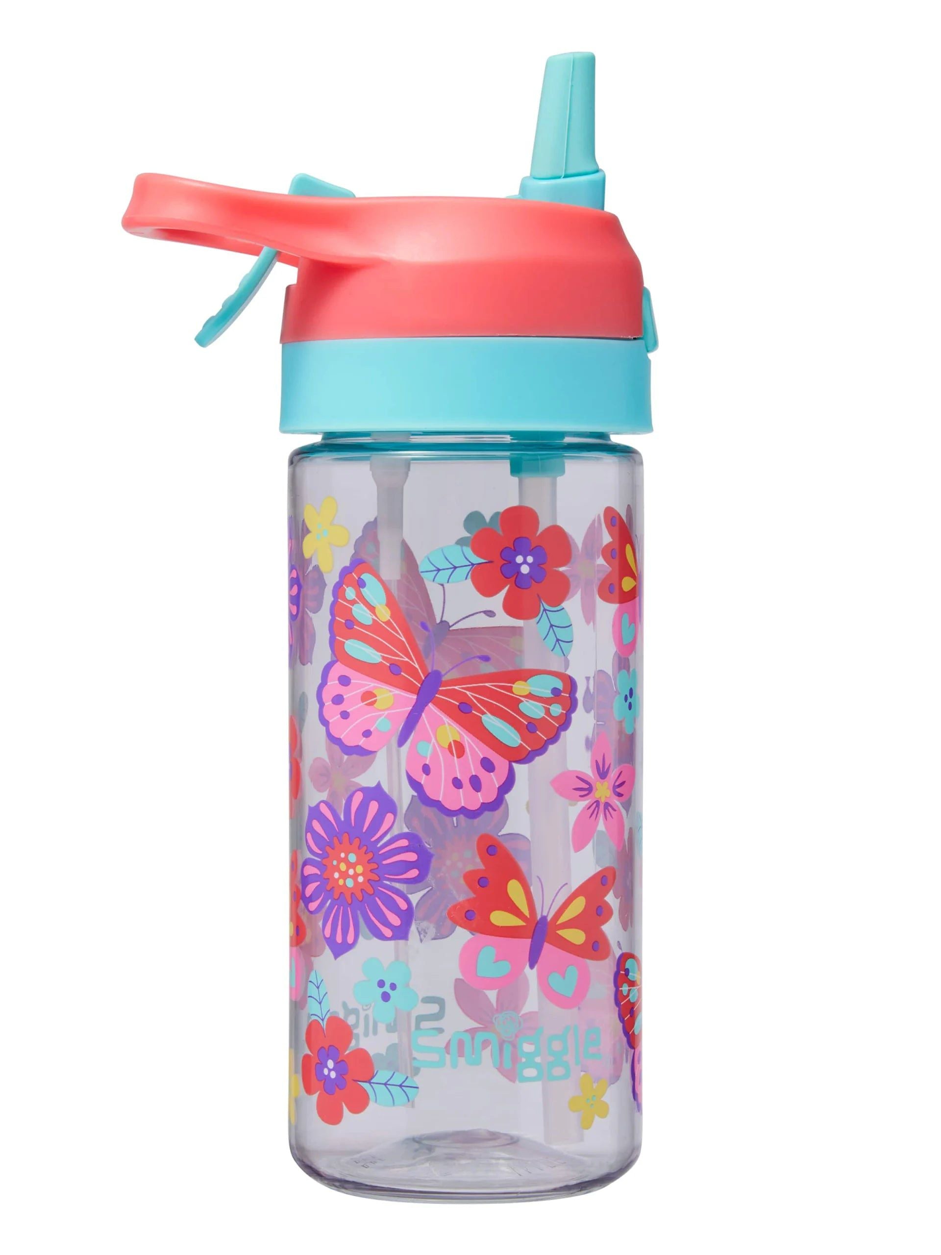 Smiggle - Hali Junior Su Püskürtmeli Otomatik Pipetli 440ML Suluk