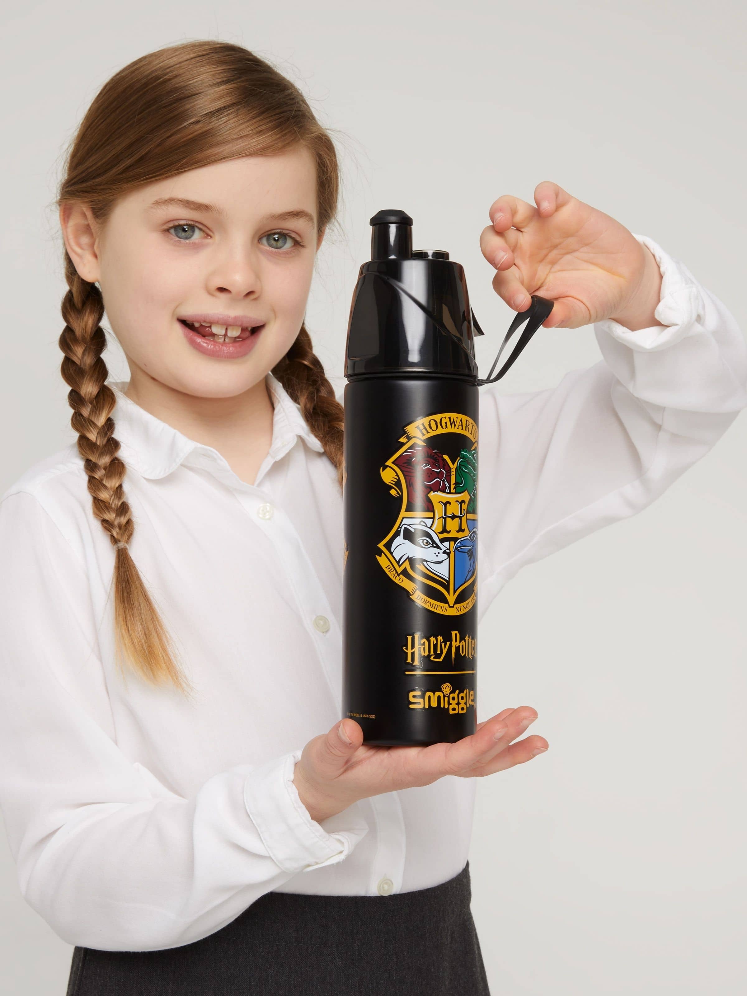 Smiggle - Гарри Поттер Бутылка из нержавеющей стали с распылителем воды 500ML