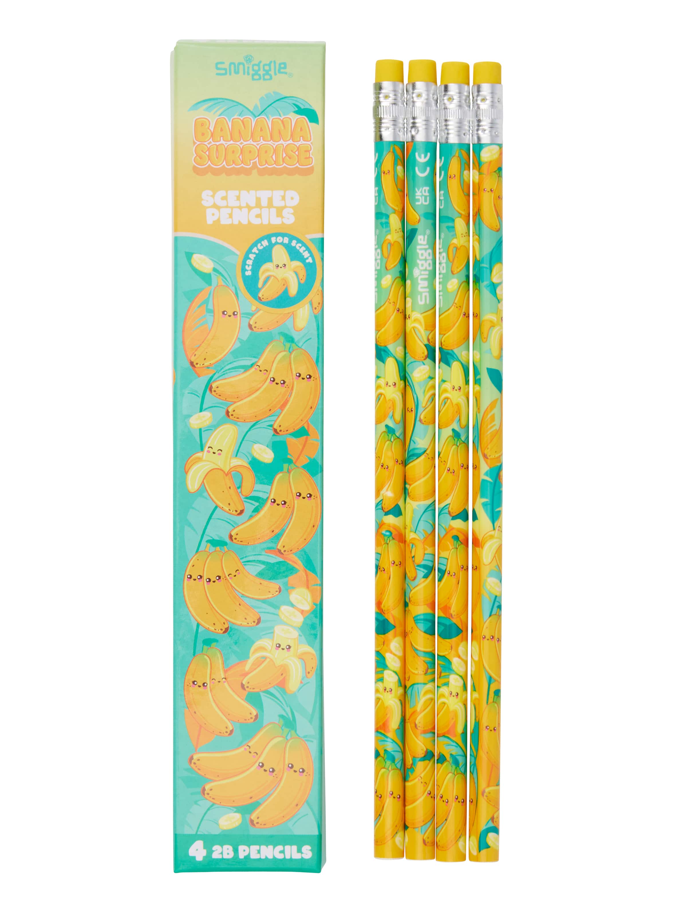 Smiggle - Kokulu 4lü Kurşun Kalem Seti