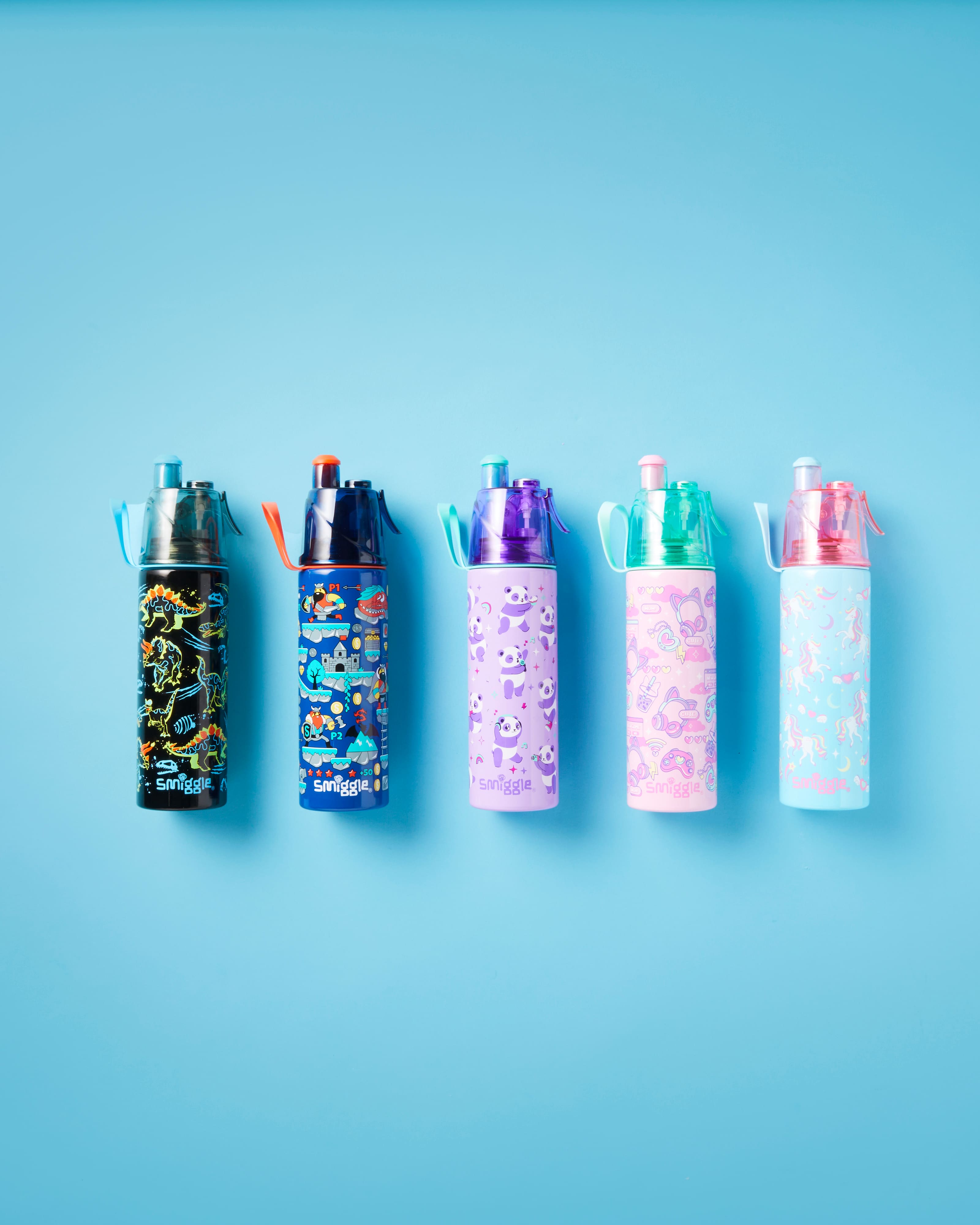 Smiggle - Livin Стальной матара с распылителем воды 500ML