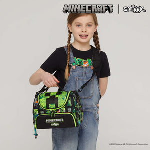 Smiggle - Minecraft Çift Katlı Askılı Beslenme Çantası