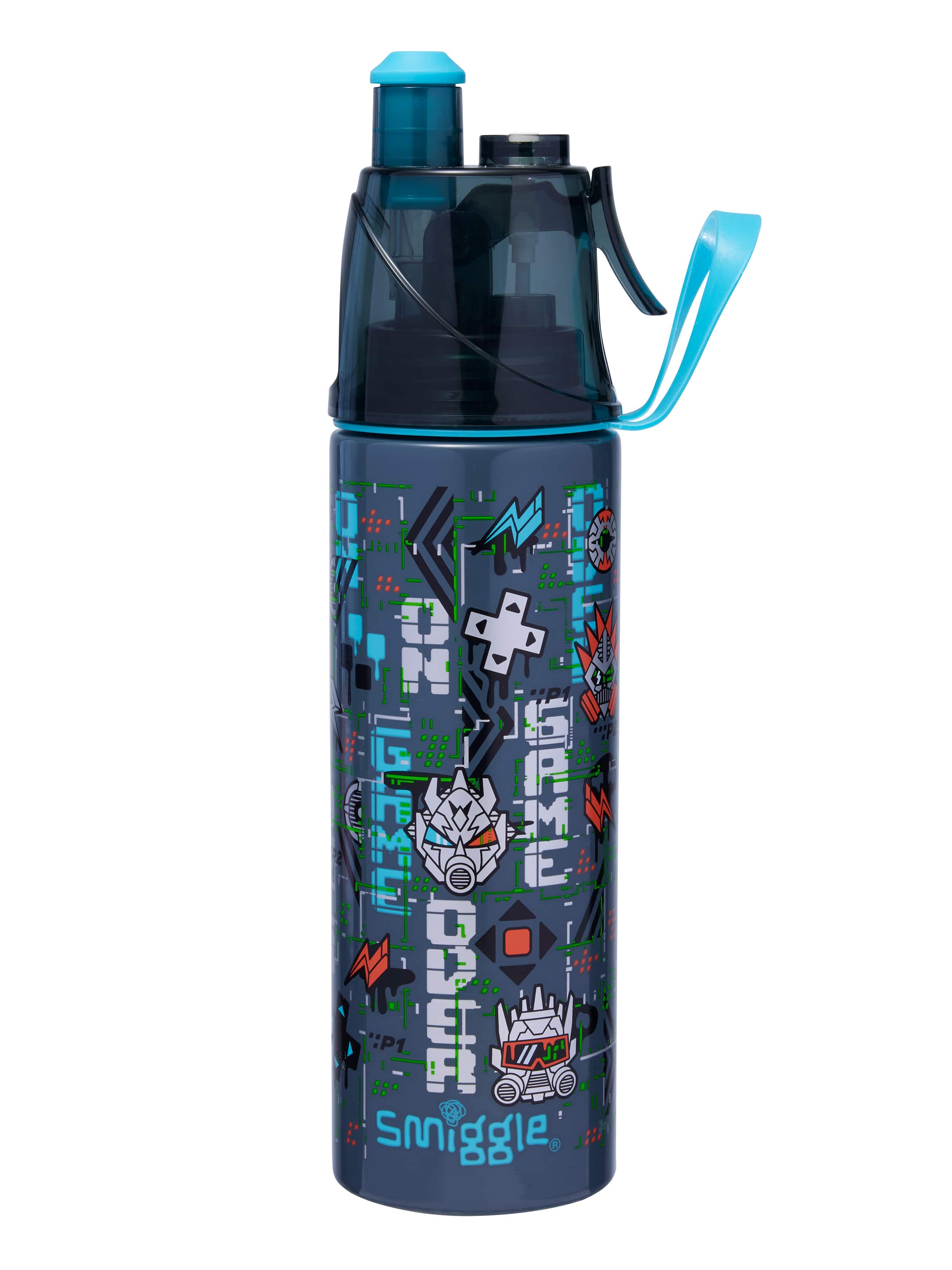 Smiggle - Trailblazer Стальной фляжка с распылителем воды 500ML