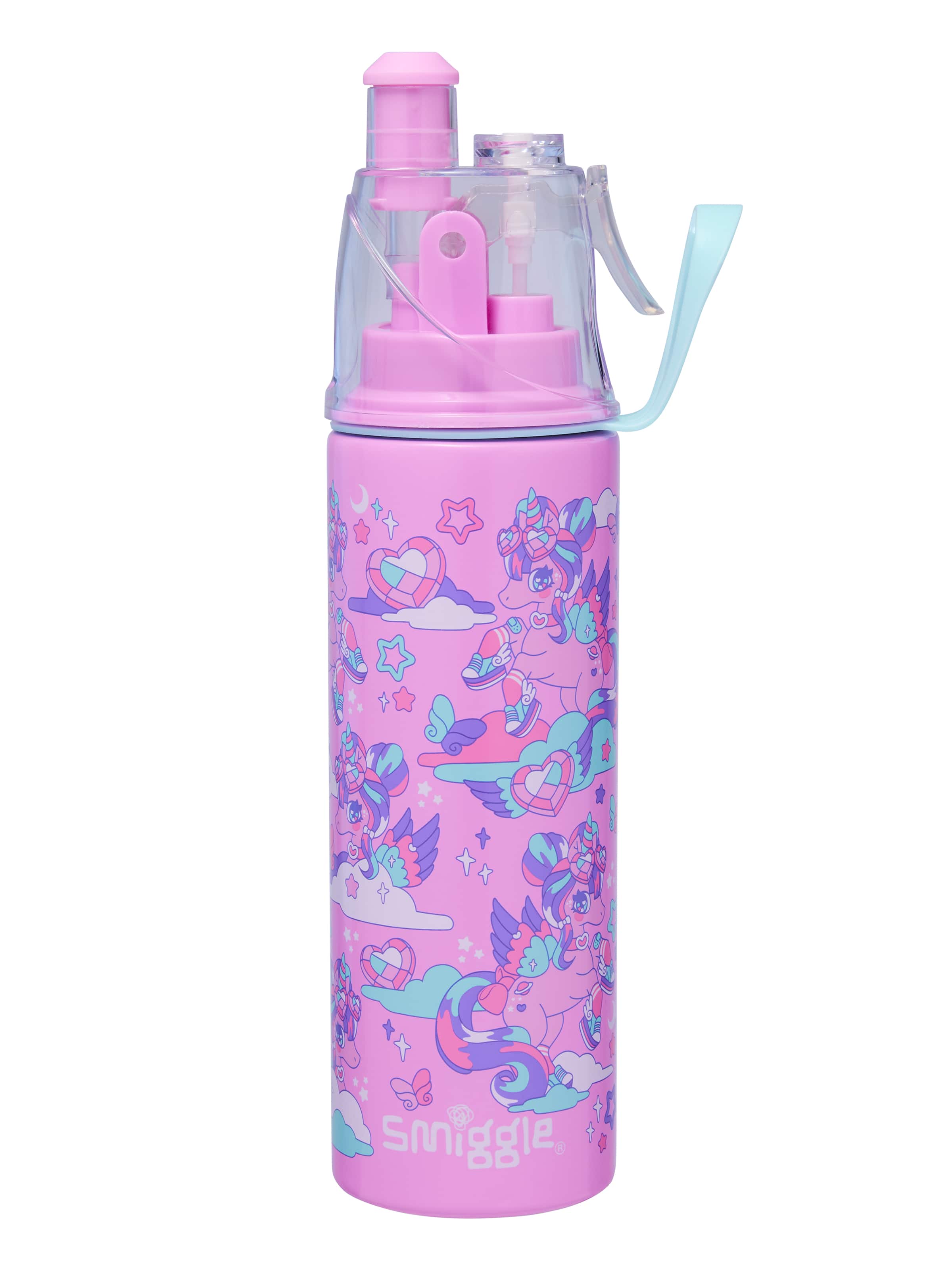 Smiggle - Trailblazer Стальной фляжка с распылителем воды 500ML