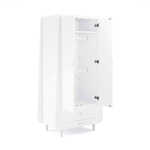 SnuzKot Skandi 3 Piece Nursery Furniture Set - White-Nursery Sets-White-No Mattress | Natural Baby Shower