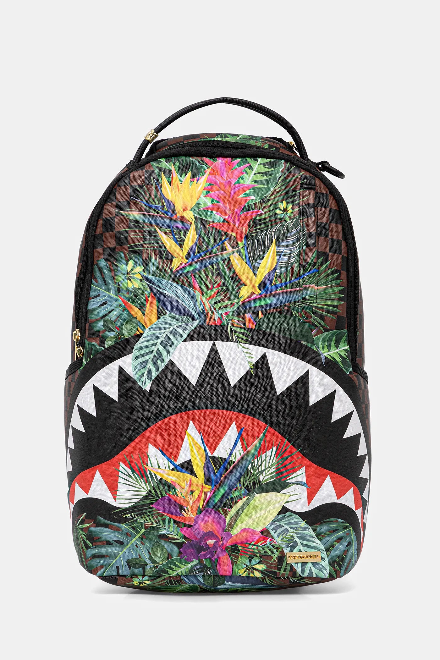 Sprayground - Тропический клетчатый рюкзак Dlxsv