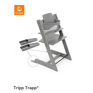Stokke Tripp Trapp Baby Set 2 - Storm Grey-Highchair Accessories-Storm Grey- | Natural Baby Shower