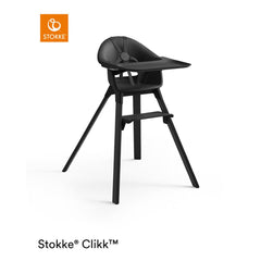 Stokke Clikk Highchair - Midnight Black-Highchairs- | Natural Baby Shower