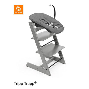 Stokke Tripp Trapp Highchair + Newborn Set-Highchairs-Storm Grey-Anthracite | Natural Baby Shower