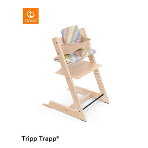 Stokke Tripp Trapp Cushion - Pastel Stripes-Highchair Accessories-Pastel Stripes- | Natural Baby Shower