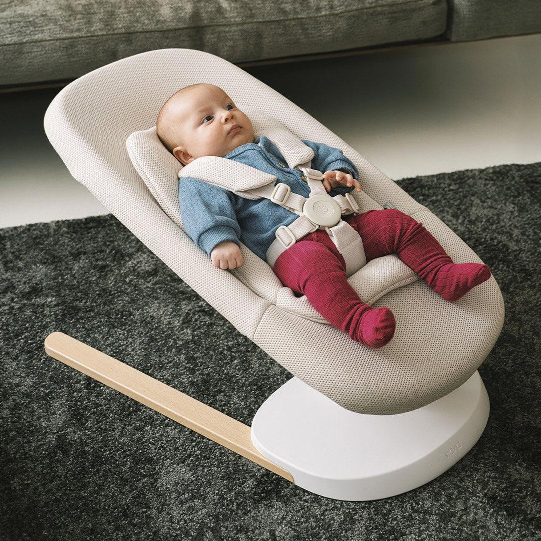 Stokke YOGA - Light Sand-Baby Bouncers-Light Sand- | Natural Baby Shower