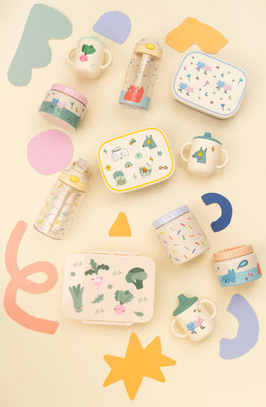 The Cotton Cloud - Meowful Cats 480ML Tritan Gizli Pipetli Suluk