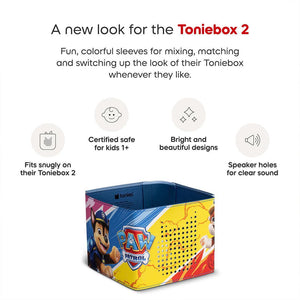 Tonies Paw Patrol Toniebox 2 Sleeve-Audio Player Accessories- | Natural Baby Shower