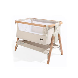 Tutti Bambini CoZee Air Bedside Crib - Scandinavian Walnut/Ecru-Bedside Cribs-Scandinavian Walnut/Ecru-Crib | Natural Baby Shower