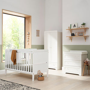 Tutti Bambini Rio 3pc Room Set - White-Nursery Sets-White- | Natural Baby Shower