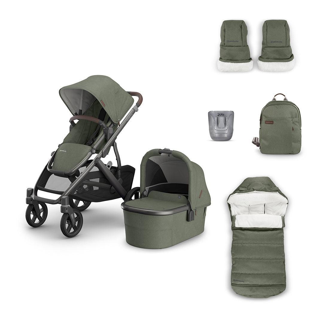 UPPAbaby VISTA V3 Pushchair + Accessory Pack Bundle-Stroller Bundles-Evelyn- | Natural Baby Shower