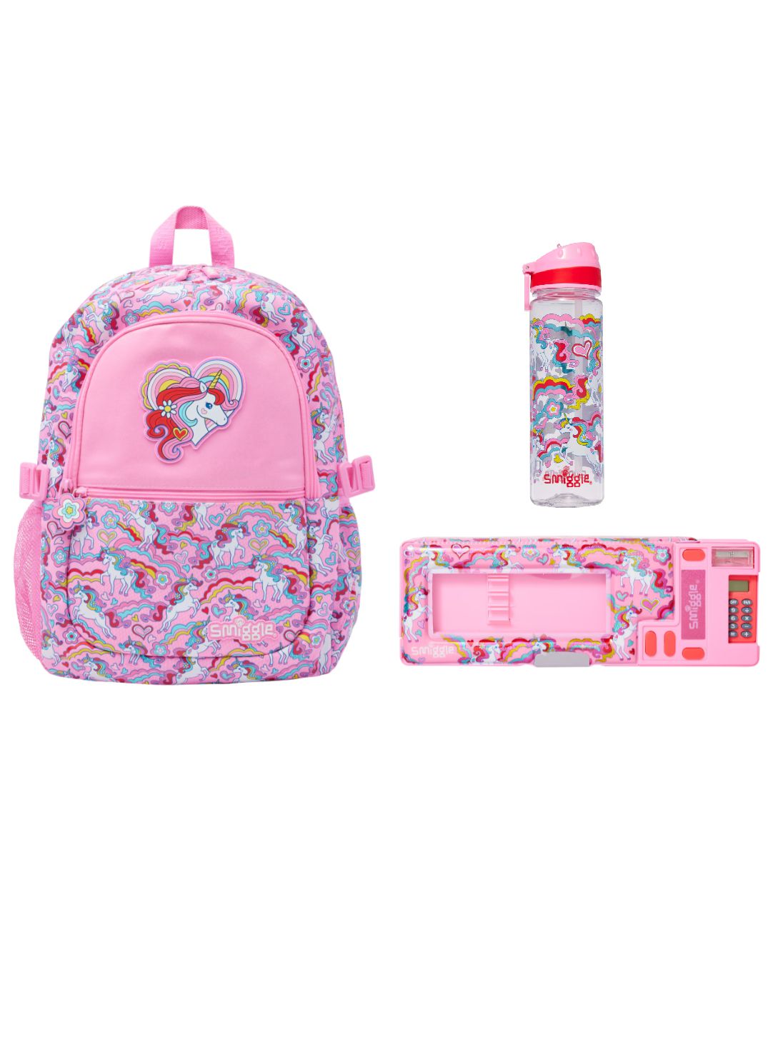 Smiggle - Wild Side 3lü Okul Çanta Seti-Dinossi