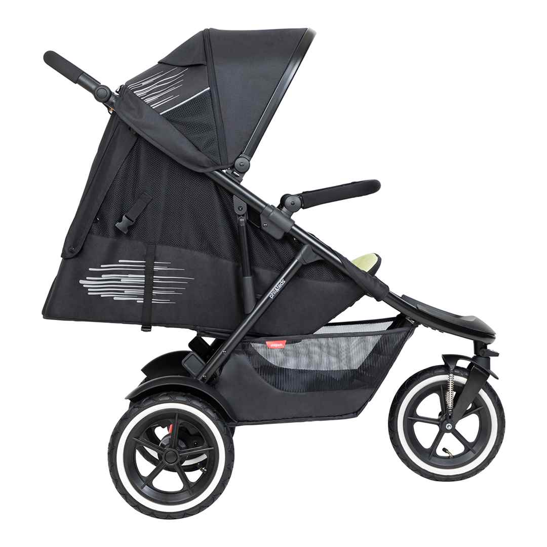 Phil & Teds Sport Pushchair - Black-Strollers-Black-No Carrycot | Natural Baby Shower