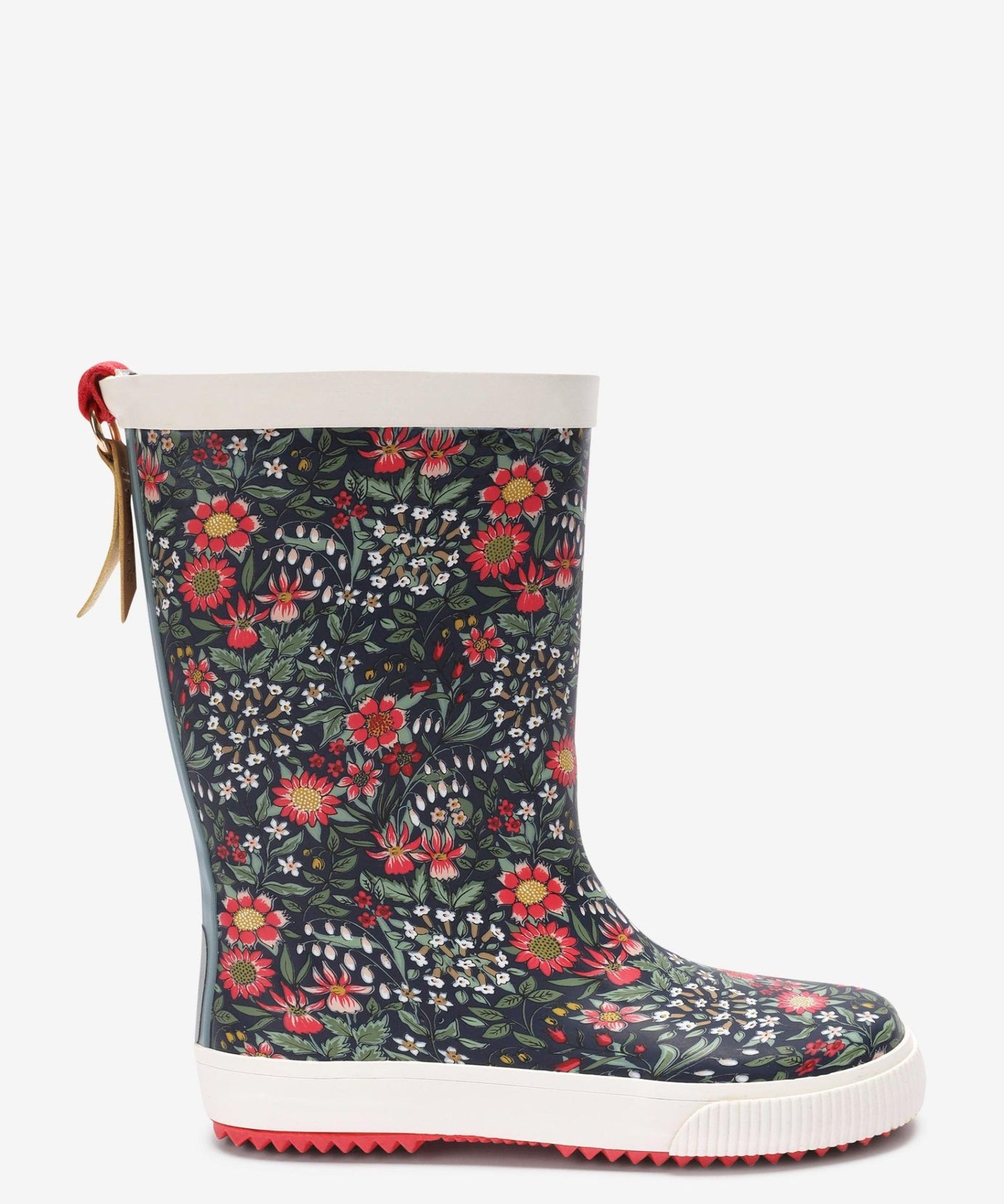 KidyLove - Çiçek Desenli Yumuşak Tabanlı Kadın Yağmur Çizmesi - 37-Dinossi