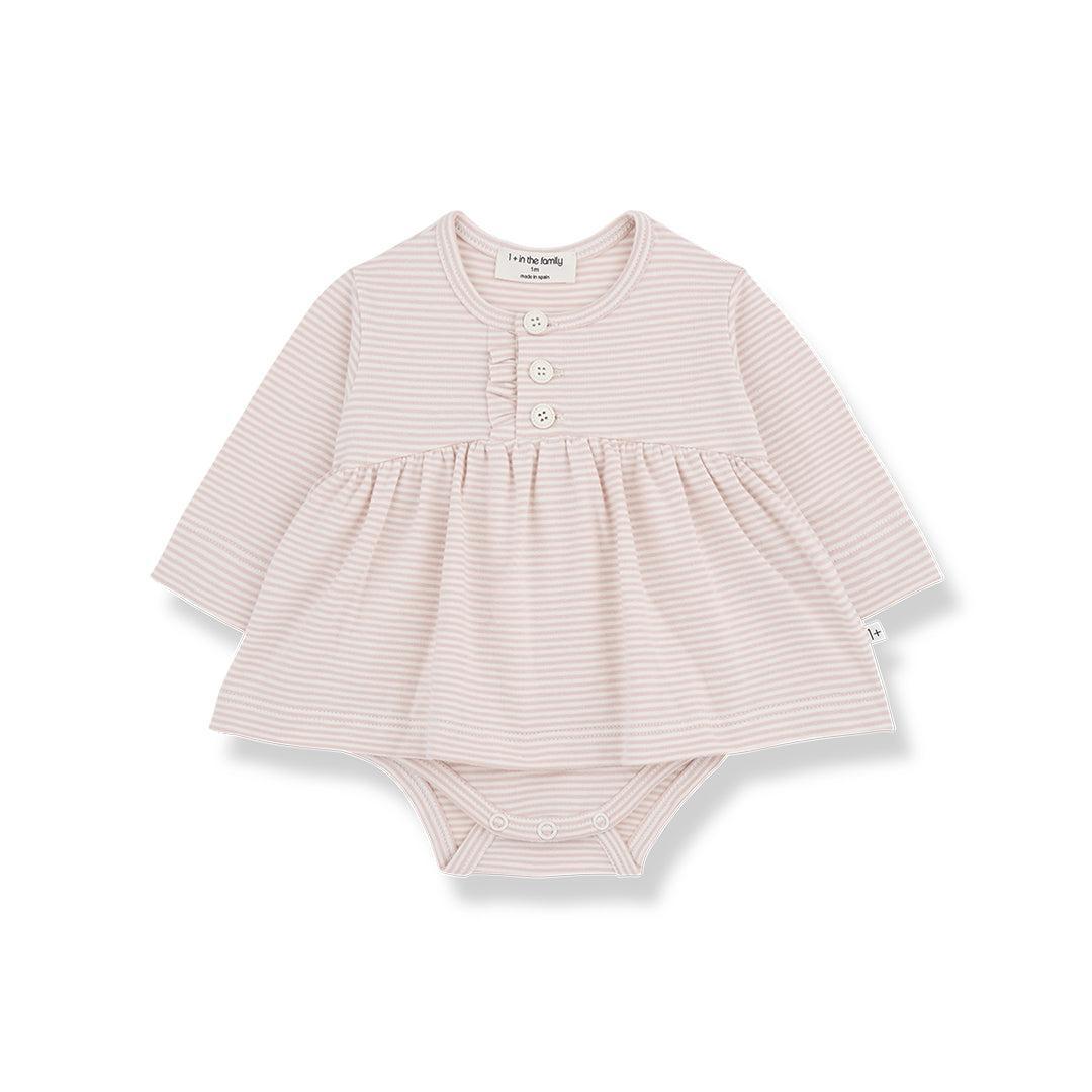 1+ In The Family Ida Dress - Nude-Dresses-Nude-12m | Natural Baby Shower